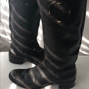 Tory Burch Brown Leather Boots